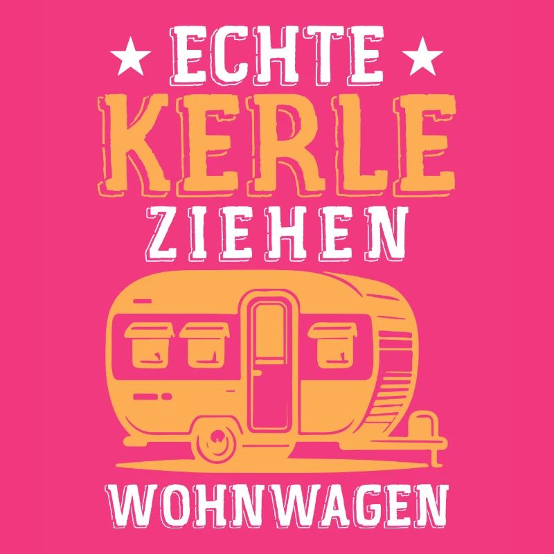 Real guys pull caravan