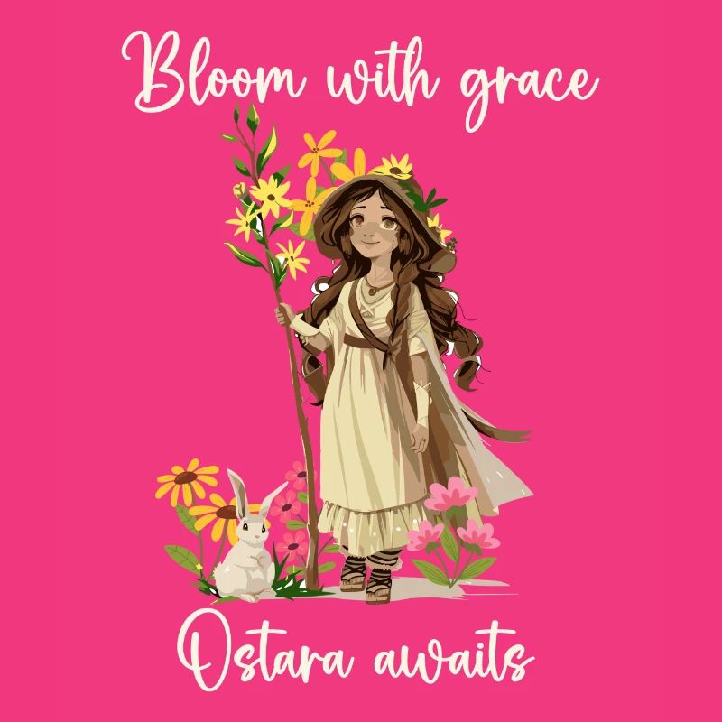 Ostara Witch Moon Eostre Printemps Oriental