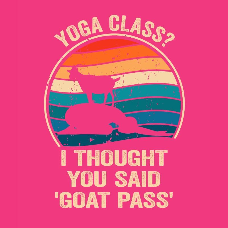 Yogastunde oder Ziegenpass