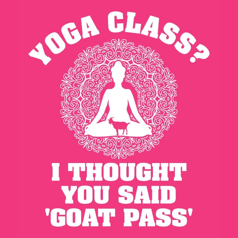 Yogastunde oder Ziegenpass
