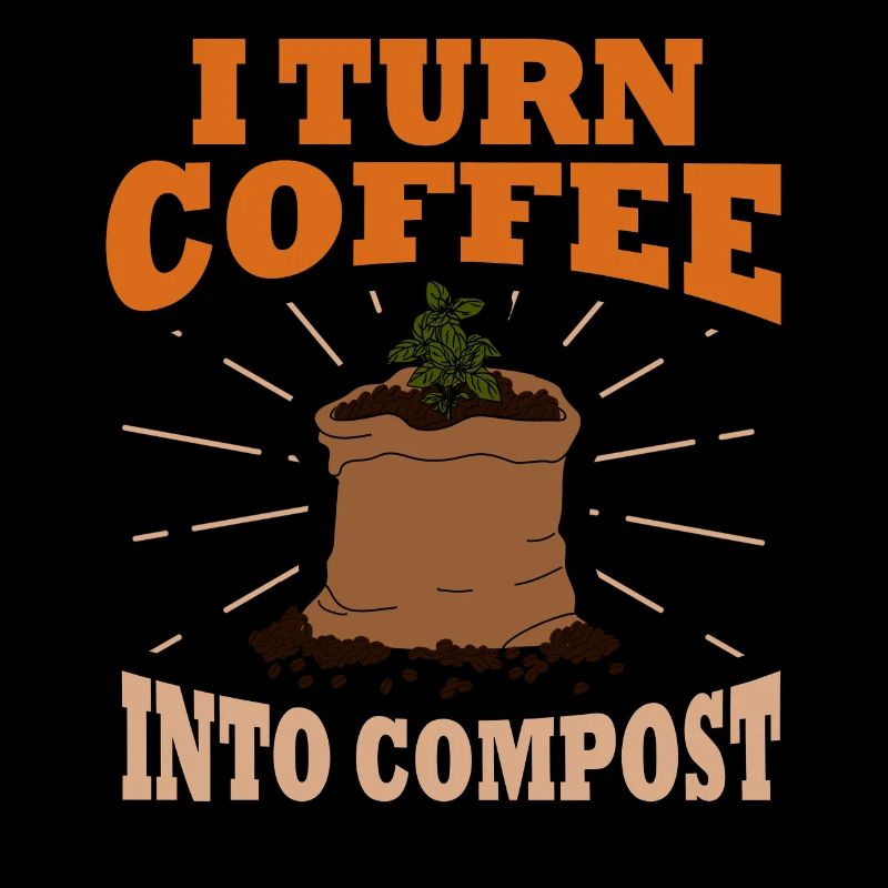 Ich verwandle Kaffee in Kompost Blue Planet