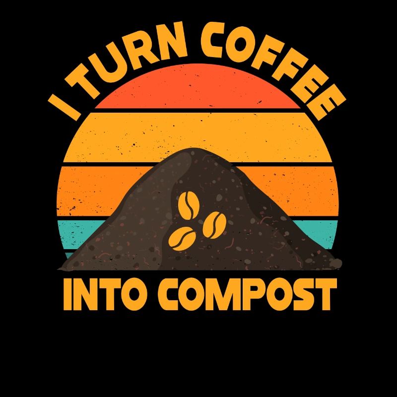 Ich verwandle Kaffee in Kompost Blue Planet