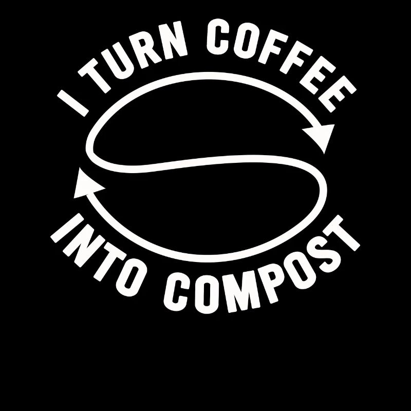 Ich verwandle Kaffee in Kompost Blue Planet