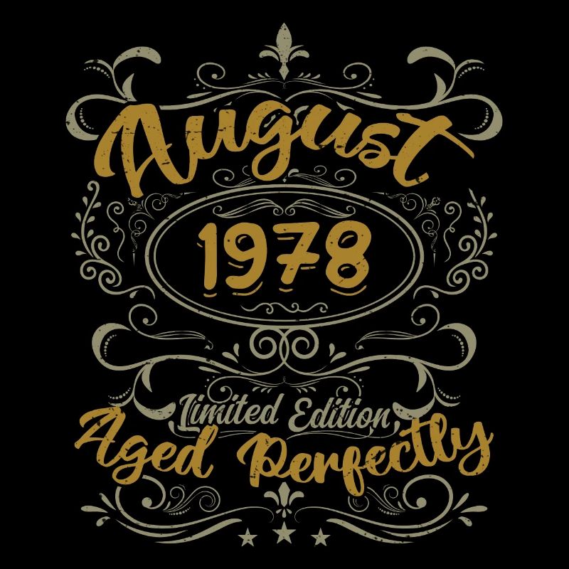 August 1978 August Geburtstagsgeschenk 1978 August 1978