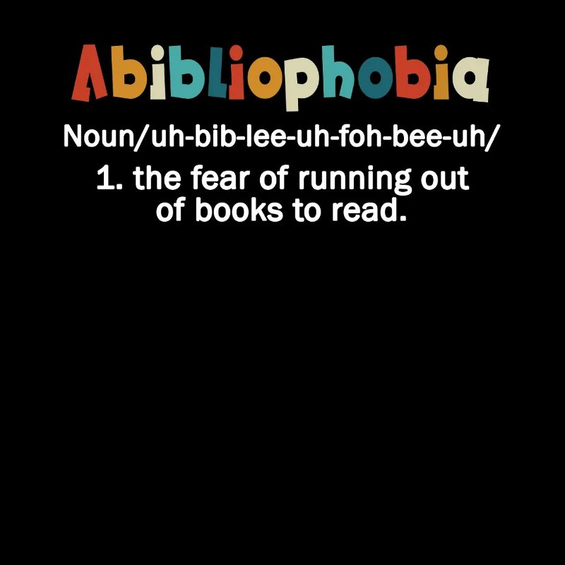 Abibliophobie Bücherwurm Lesebücher