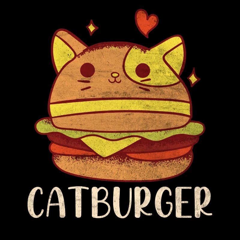 Catburger Cat Whisperer Meow Kitty Burger Lover