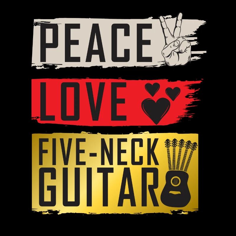 Five-Neck Guitar Musical Instrument