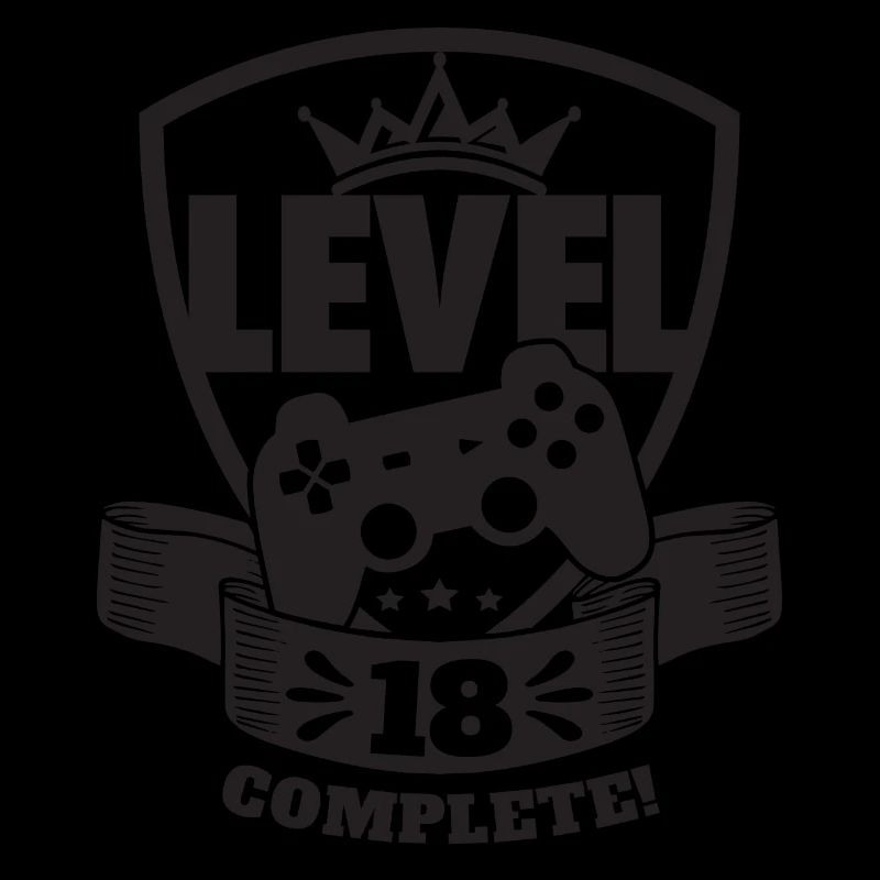 Level 18 Complete Geburtstagsgeschenk 18 Jahre