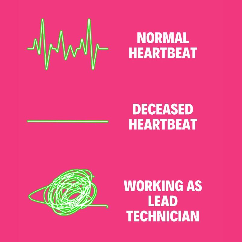 Lead Techinian Funny Technician Worker