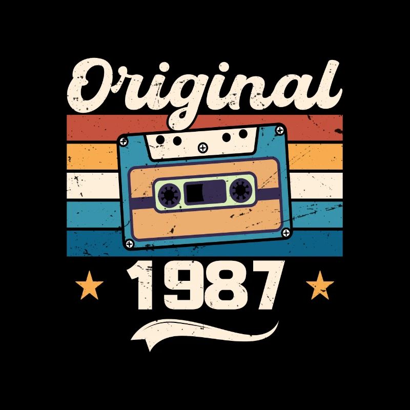 Born Gift Original 1987 Gift Idea 1987