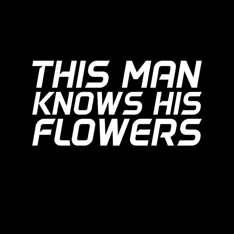 Cet homme connaît ses fleurs