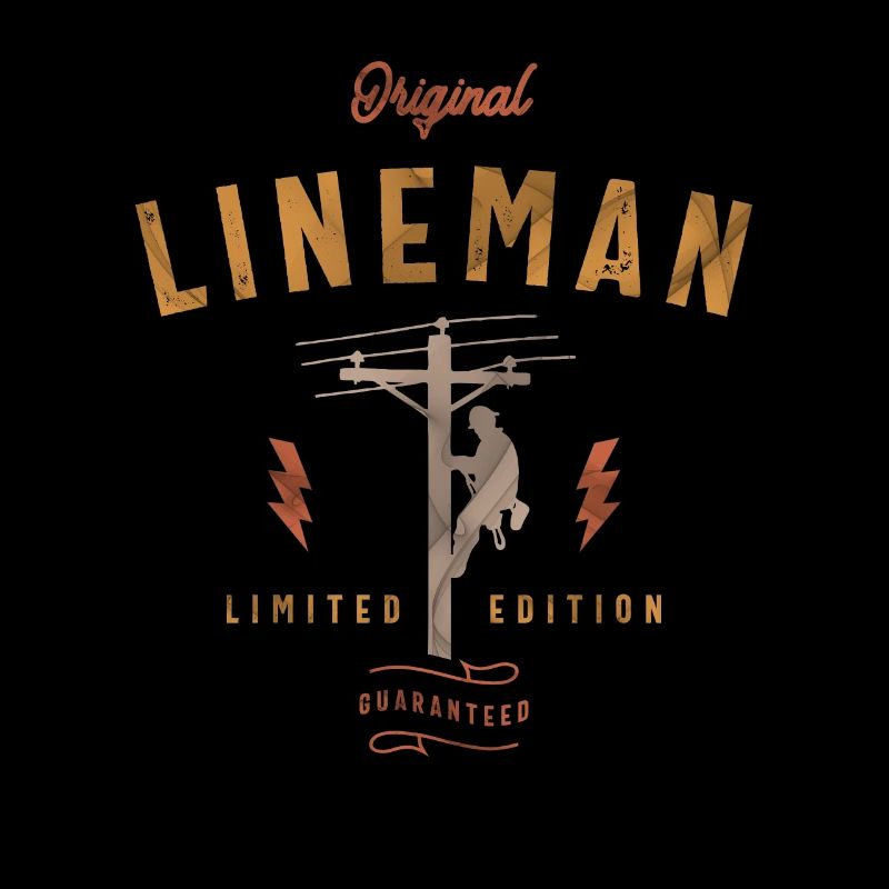Original Lineman Lustiger Elektriker
