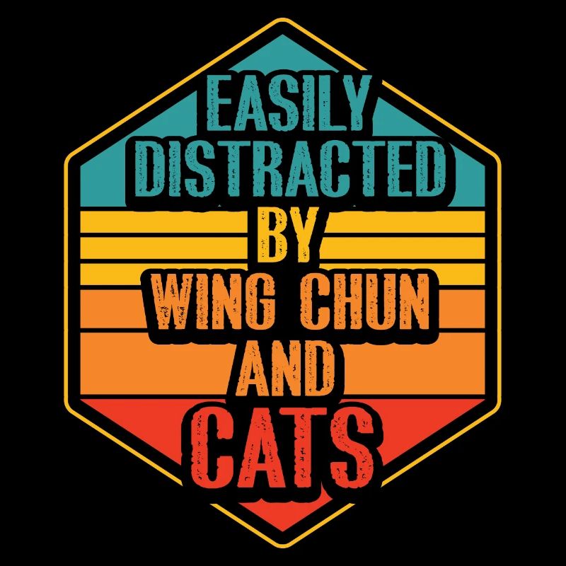 Facilement distrait par le Wing Chun et les chats