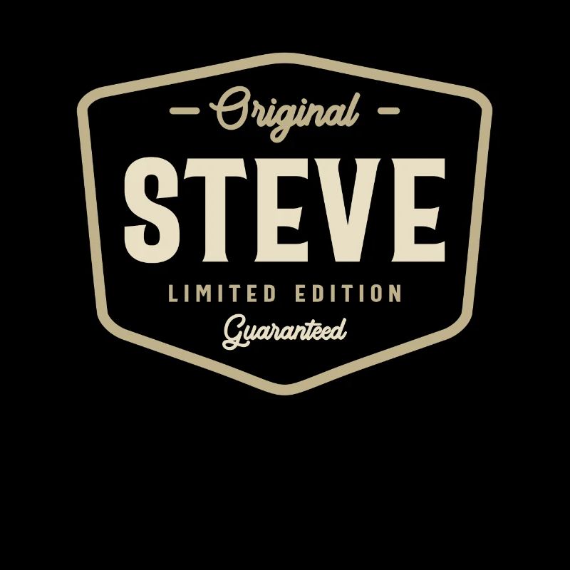 Original Steve Limitierte Auflage Benutzerdefinierter Name Steve