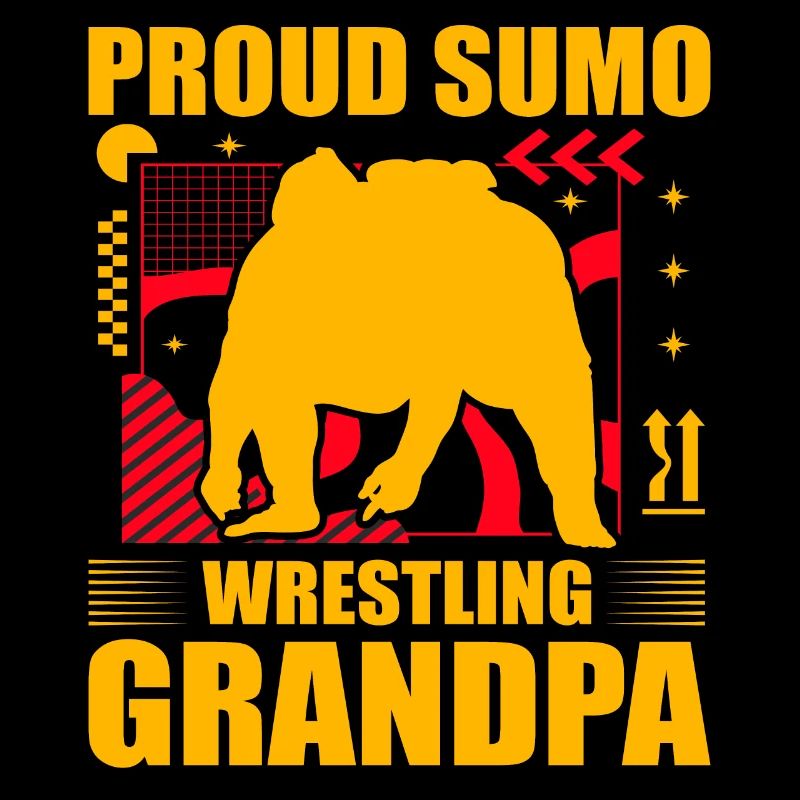 Stolzer Sumo-Ringer-Opa