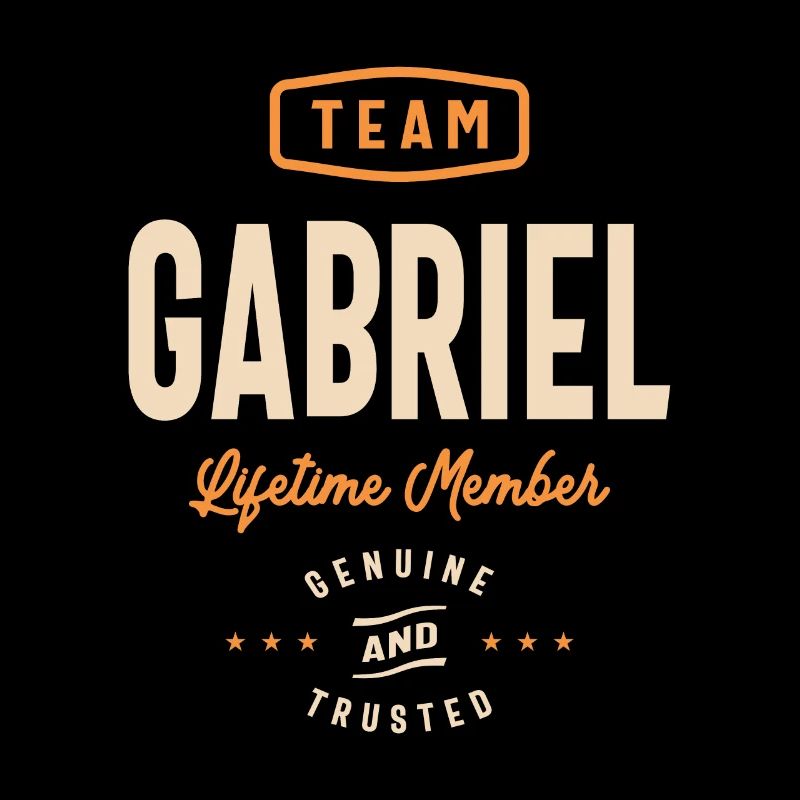 Team Gabriel Mitglied auf Lebenszeit - Name Gabriel