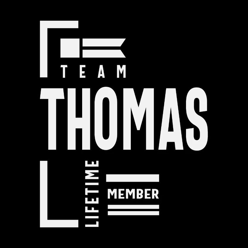 Team Thomas Lebenslanges Mitglied - Name Thomas