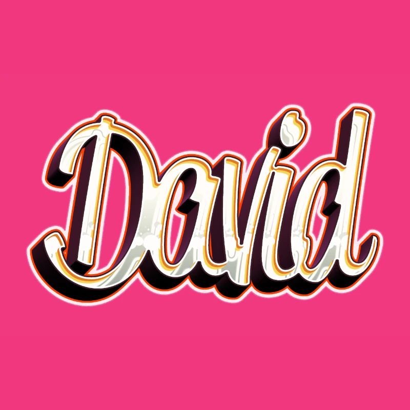 David First Name Name Graffiti Design