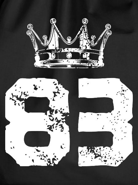 83 Number crown
