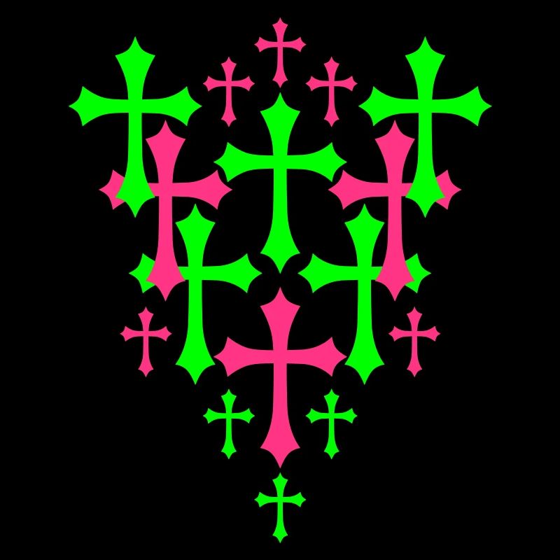 03 Pattern Gothic Crosses