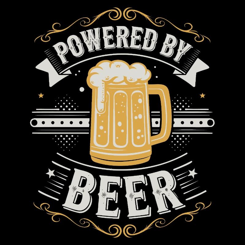 Humorous Poweree Beer Design