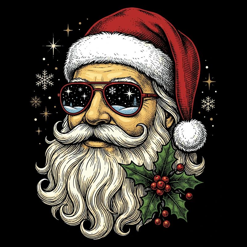 Six Seven Bruh Cool Santa Weihnachtsgeburtstag