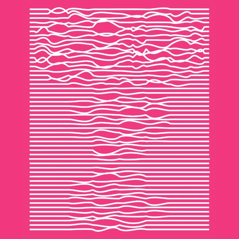 Wavy Stripes Optical Illusion