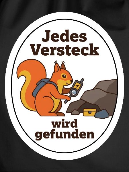 Geocaching Eichhörnchen Cache Schatz Geschenk