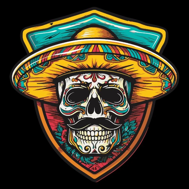 Mexican Skeleton Sombrero