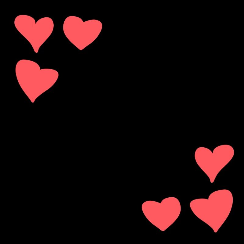 Hearts Pattern Frame Symbol Heart Love Red