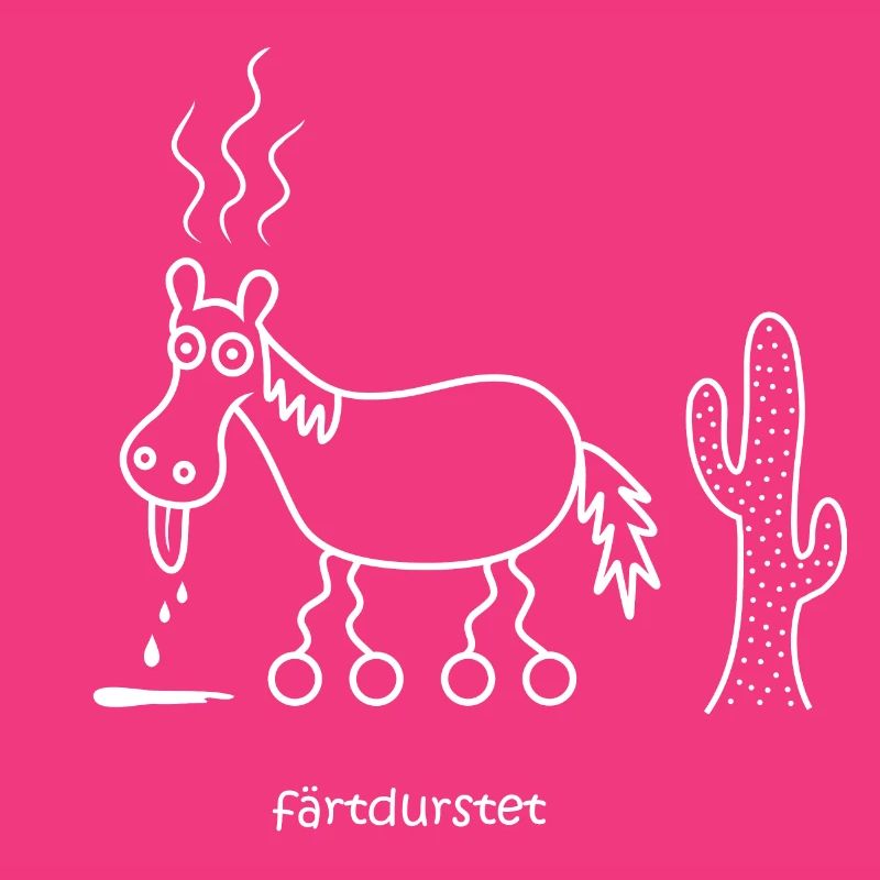 färtdurstet, verdurstet, färt, Pferd ist durstig