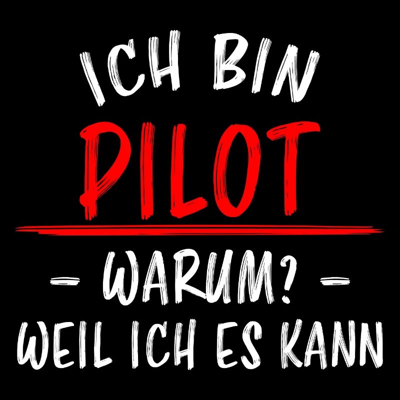 Pilot Lustiger Spruch Flugplatz Flugsport Geschenk