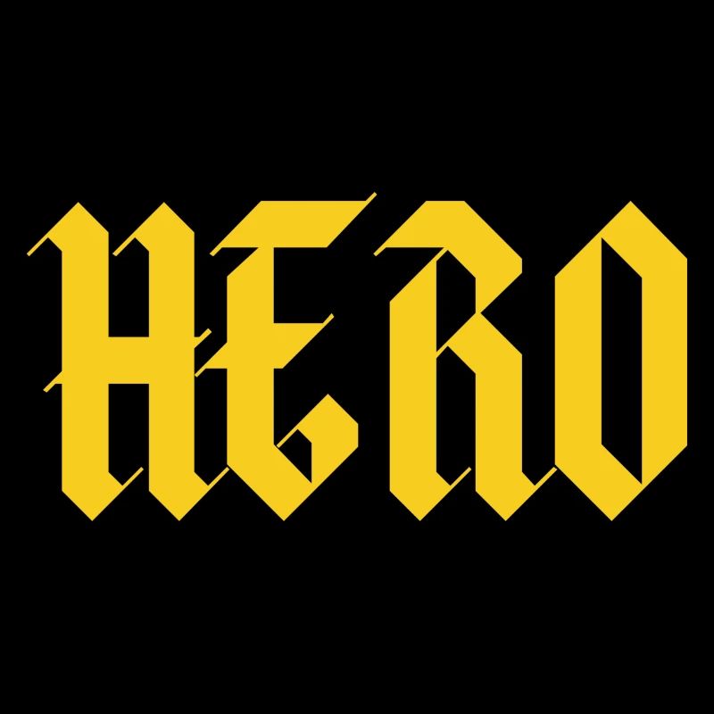 Gothic Hero Text