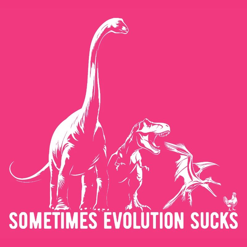 Parfois, l’évolution craint - Dinosaure - Poulet