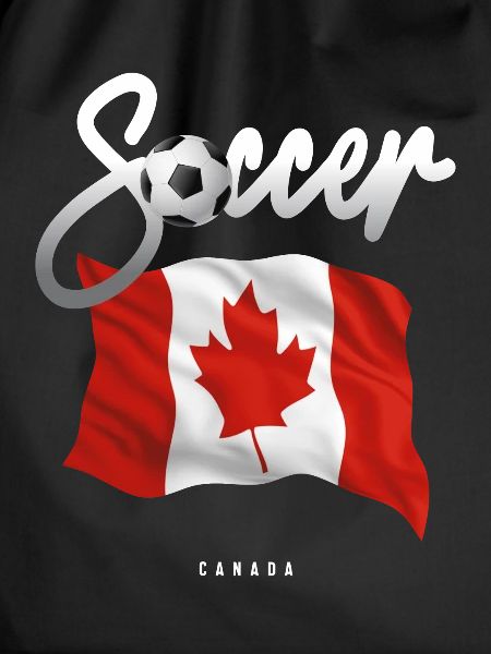 Canada Soccer - Canadian Flag