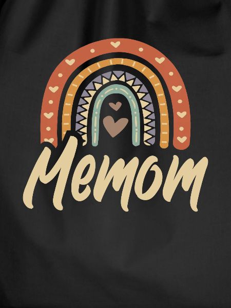 Memom Rainbow Funny Grandma