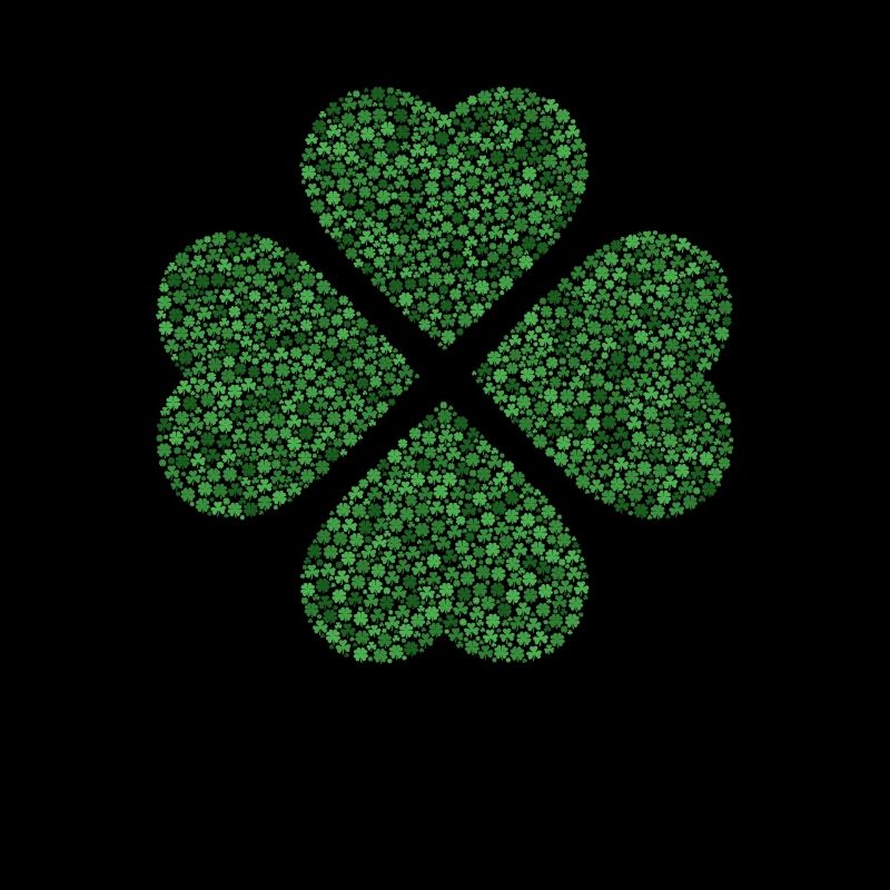 Trèfle rempli de différents trèfles (Grü