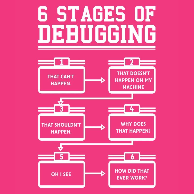 6 Stages of Debugging Software Programmeur