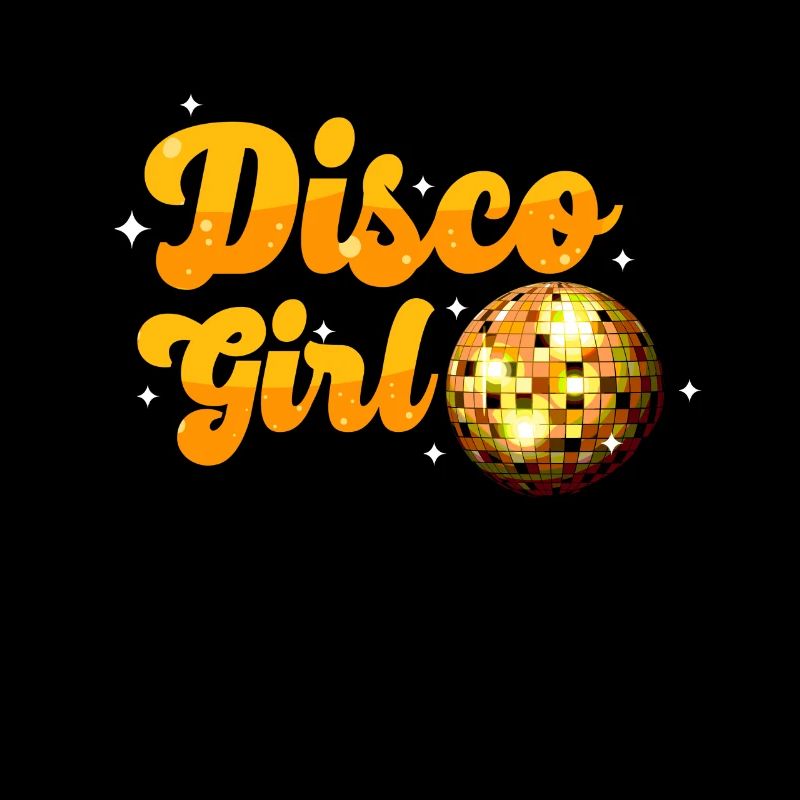 Disco-M dchen Retro discotheque Disco-Dancing woman