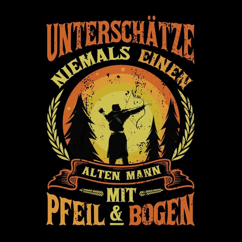 Unterschätze nie einen alten Mann, mit einem Bogen