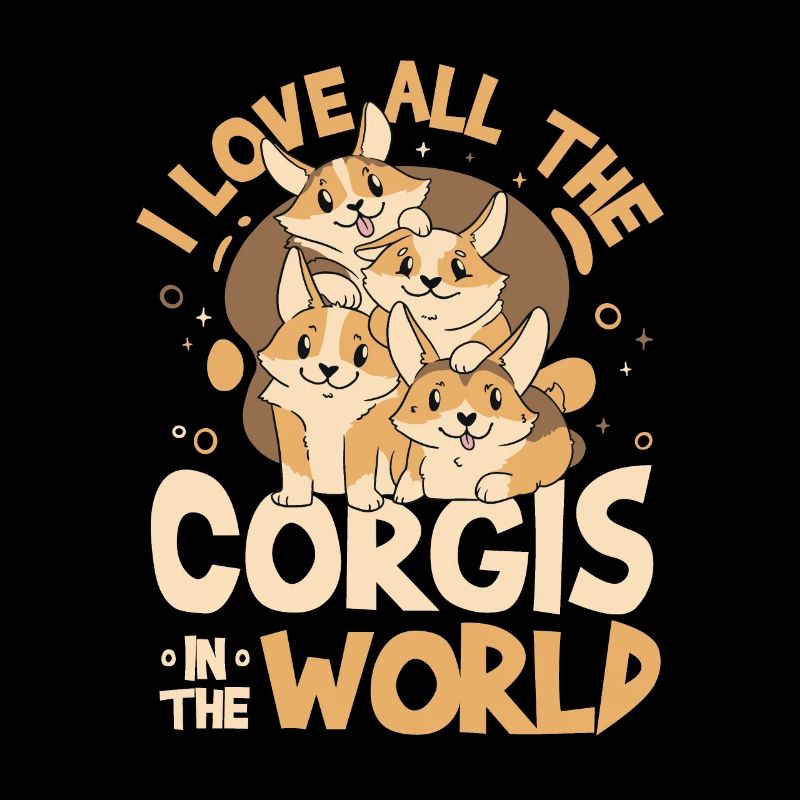 J’aime tous les corgis du monde