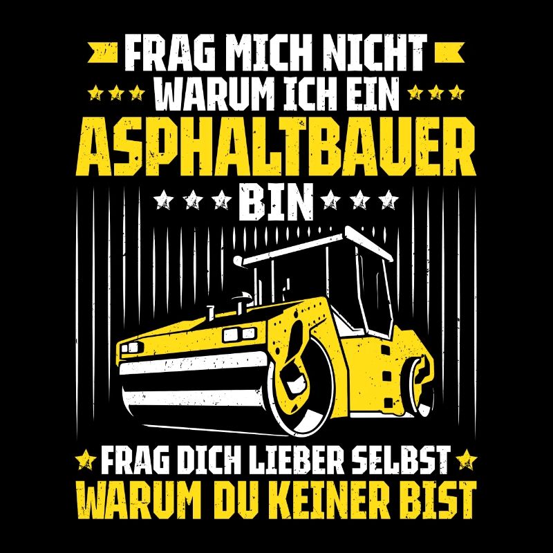 Asphaltbauer Asphaltierer Schwarzstraßenbauer