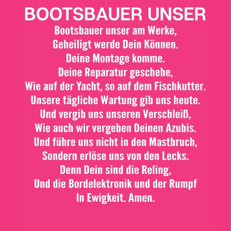 Bootsbauer Bootsbau Schiffbauer Schiffbau Boote