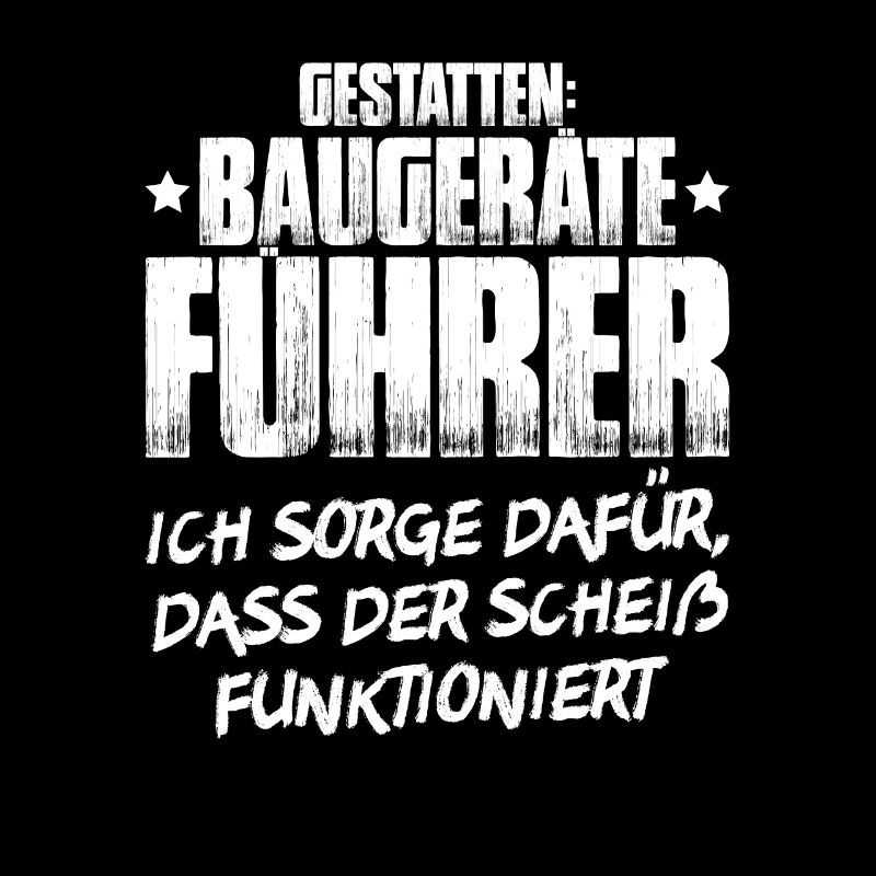 Baugeräteführer Kranführer Baggerfahrer Baugeräte