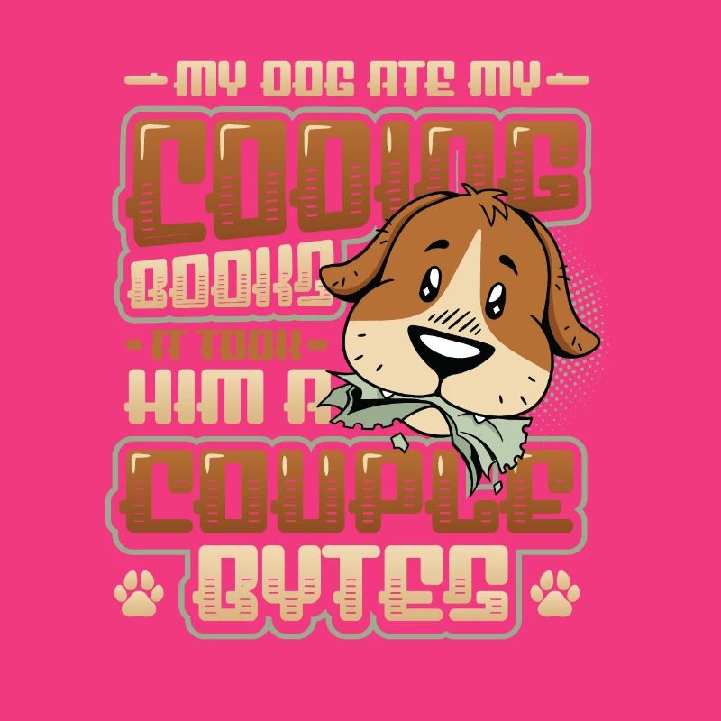 Hund Bytes Code Computer Witz Programmierung