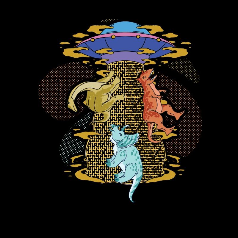 UFO Dinosaur, Alien Abduction