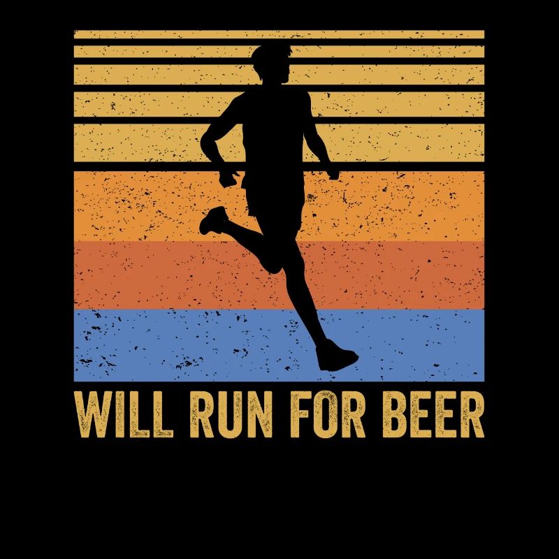 Will Run For Beer Lustige Läufer