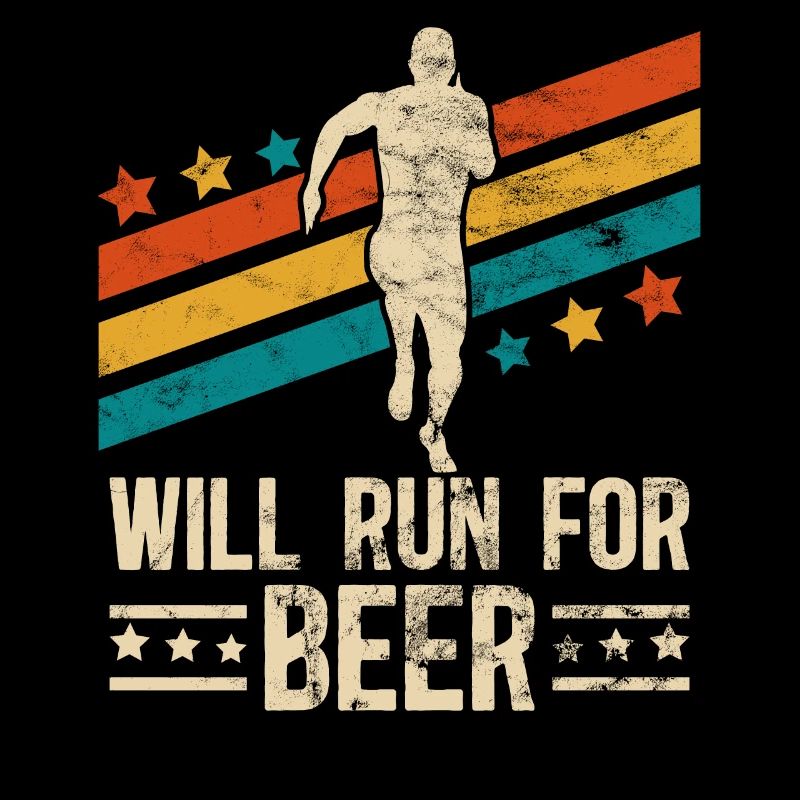 Will Run For Beer Lustige Läufer