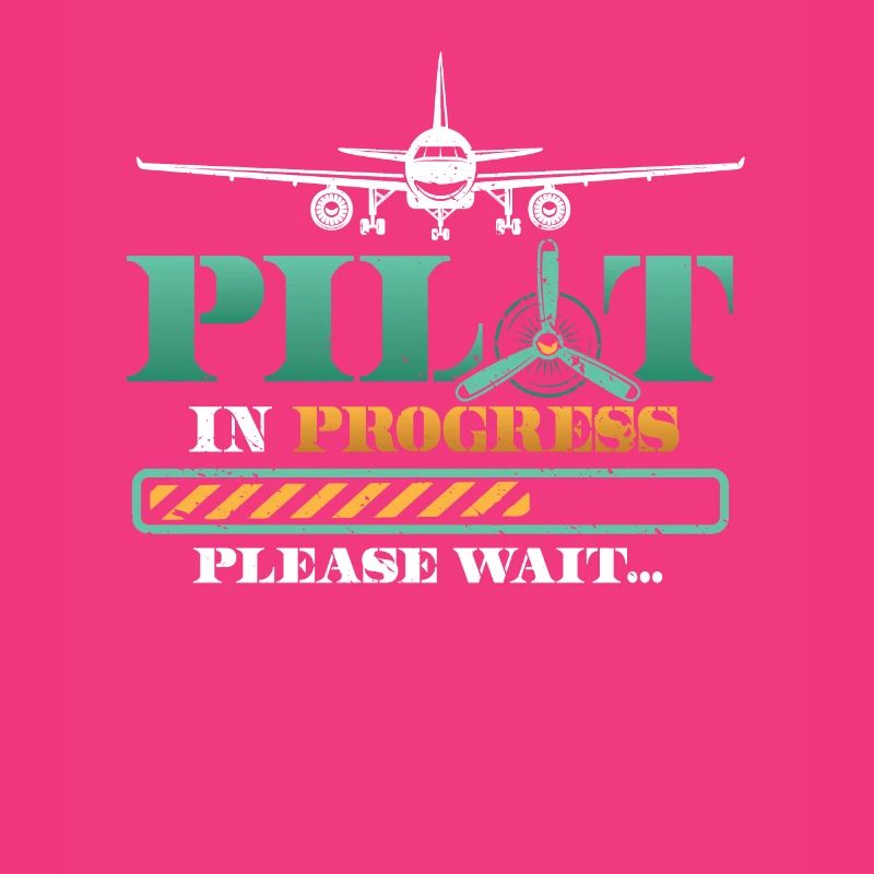 Pilot in progress, please wait, aircraft training