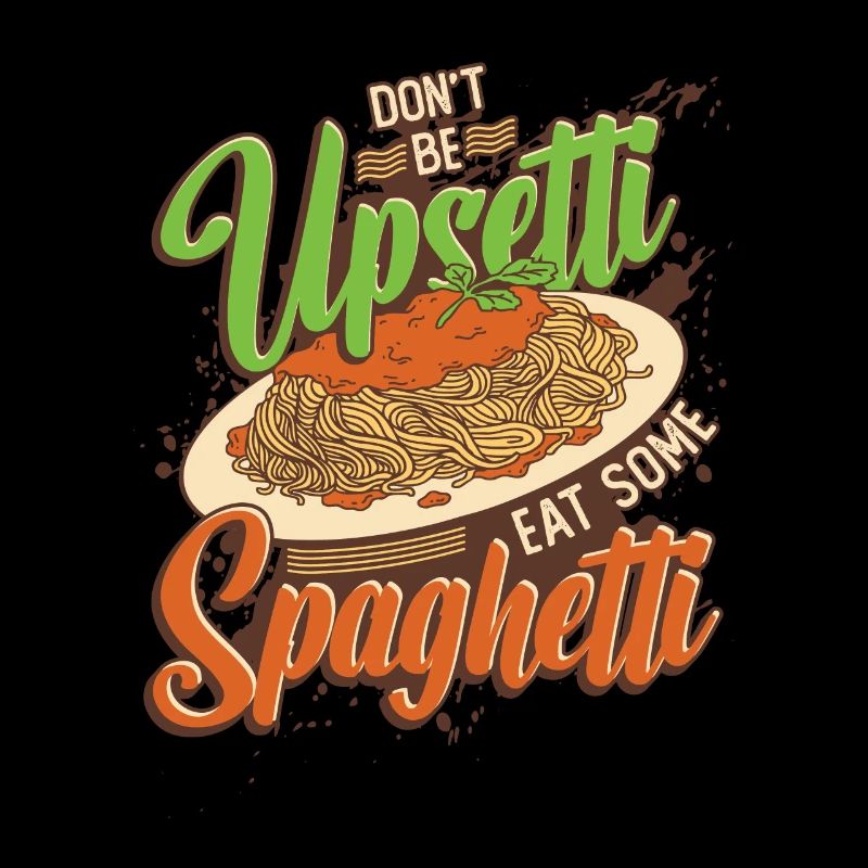 Don't be angry, eat spaghetti